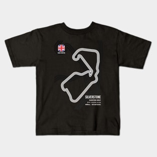 British Race Track (B&W) Kids T-Shirt